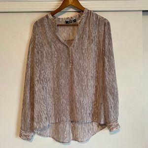 A.N.A Sheer Dress Shirt Size M